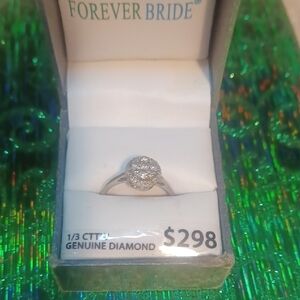 Forever Bride Sterling Silver Ring